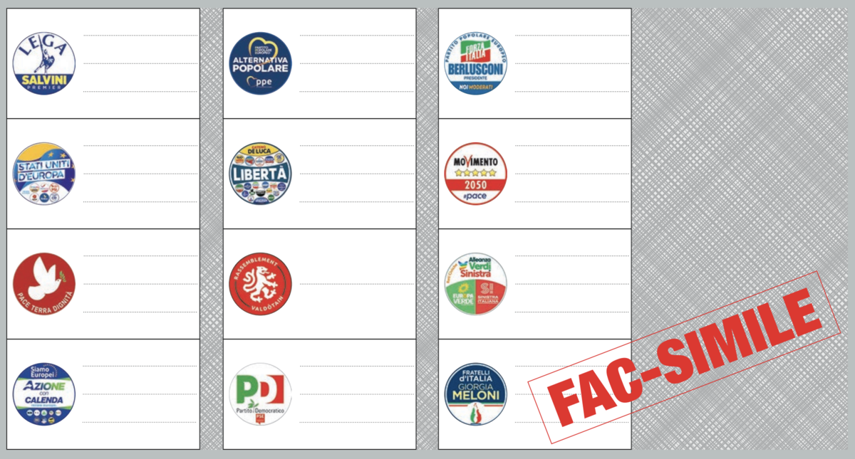 Elezioni europee ecco il facsimile della scheda elettorale VCONews.it