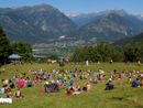 L'alpe Briasca sopra Trontano nell'estate 2021, in occasione di una tappa di Musica in quota