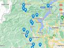 Foto: la geografia delle squadre del girone A di Prima Categoria