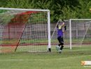 Foto: il gol su punizione di Palfini in Villa-Crodo