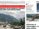 Ticino, disastro e dispersi in Vallemaggia. Giù un ponte, niente elettricità ed evacuazioni