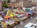Spettacolo pirotecnico al Luna Park in Piazza Fratelli Bandiera