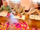 Nella foto da sinistra Andrea Cassina, Luciano Paretti, Paolo Dezuanni