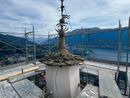 Quasi completati gli interventi esterni di restauro della torre campanaria di Brolo