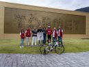 Andrea Ciocca e la sua bicicletta della pace hanno raggiunto Rovereto