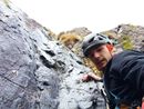 Il giovane alpinista Luca Favaretto al circolo di Cavandone