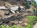 Cede una strada privata, intervento dei Vigili del fuoco