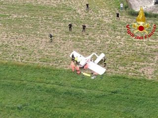 Le immagini dei soccorsi all'opera a Brebbia
