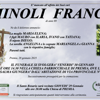 Minoli Franco di anni 89