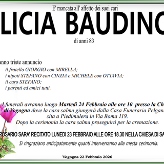 Licia Baudino di anni 83