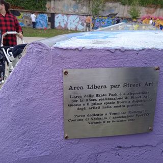 Allo Skate park di Verbania la prima area libera per la street art del Vco (Foto)