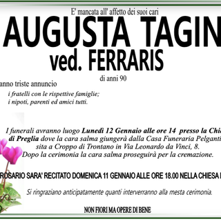 Augusta Tagini ved. Ferraris anni 90