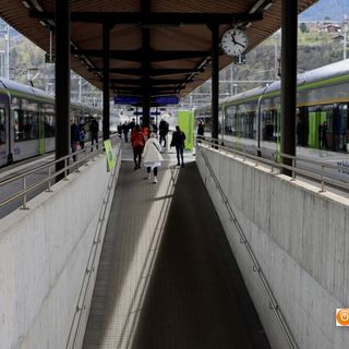 Foto: un angolo della città di Briga, in Vallese
