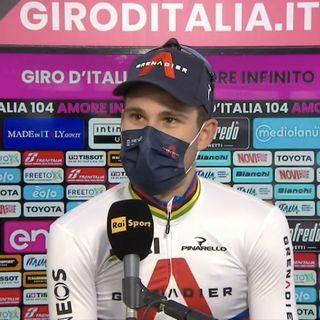 Preioni plaude alla vittoria di Filippo Ganna