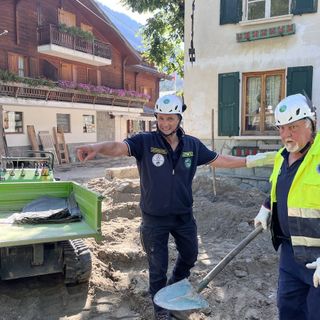 Le penne nere al lavoro per sostenere la popolazione di Macugnaga