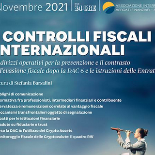 Sul Sole 24 Ore 'I controlli fiscali internazionali' con il contributo dell'anzaschino Vedana