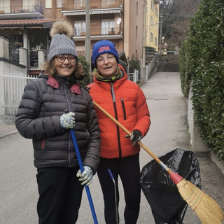Amici di Bagnella: volontari al lavoro nel canneto del porticciolo