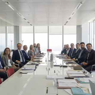 Prima riunione della nuova Giunta regionale con il governatore Cirio