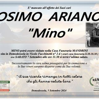 Cosimo Ariano &quot;Mino&quot;