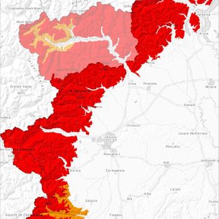 Allerta massima nel weekend sulle Alpi piemontesi per rischio valanghe