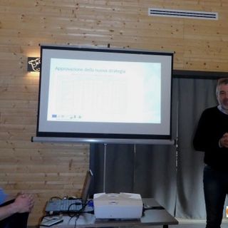 Foto: un momento della conferenza stampa al Gal