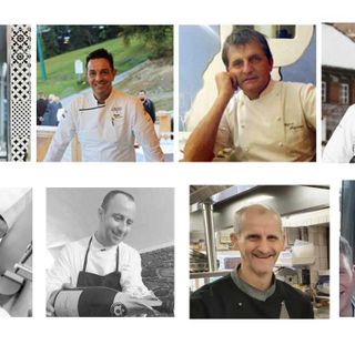 Ecco il menù della cena di Domosofia Gourmet. Ad aprire la serata gli scampi alla pizzaiola di Antonino Cannavacciuolo