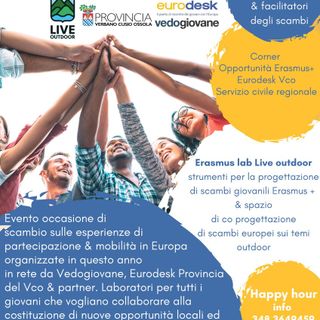 &quot;Live Outdoor&quot;, l'evento Erasmus Lab dedicato ai giovani