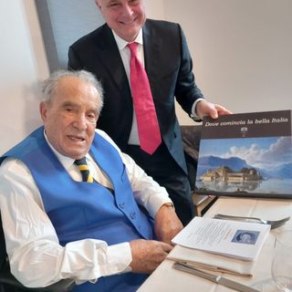 La città di Omegna festeggia i 103 anni di Ettore Lipani