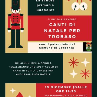 Un concerto e canti nelle vie per la comunità di Trobaso