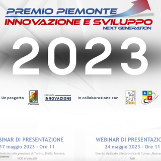 Premio Piemonte Innovazione, mercoledì 17 maggio il primo incontro informativo online