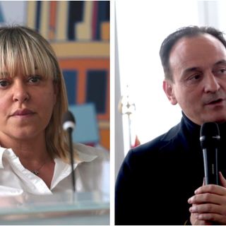 L'assessore Marina Chiarelli e il presidente Alberto Cirio