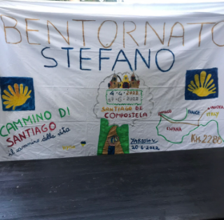 Da Omegna a Santiago a piedi in ricordo della figlia scomparsa