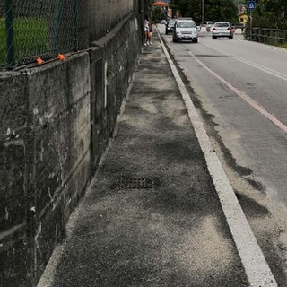 Completato il nuovo marciapiede di viale Azari