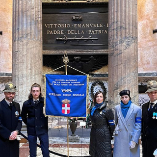 Guardia d’Onore al Pantheon, la delegazione Vco alle celebrazioni del 145º anniversario