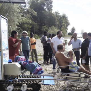 Dal sindaco di Palermo il plauso alla passerella automatizzata sul lago