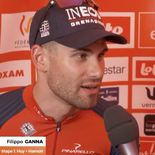 Giro di Vallonia: Filippo Ganna vince la prima tappa in volata