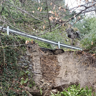 Frana a Magognino, provinciale chiusa