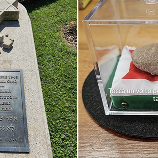 Divelta a Baveno una teca del monumento in ricordo della Shoah