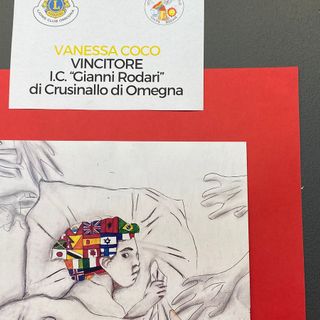 I poster per la pace degli alunni del Rodari e del Beltrami in mostra