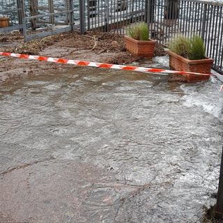 Lago d'Orta vicino all'esondazione