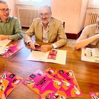 Nella foto da sinistra Andrea Cassina, Luciano Paretti, Paolo Dezuanni