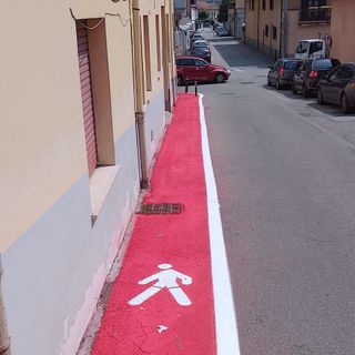 Omegna, nuova segnaletica orizzontale per la sicurezza dei pedoni