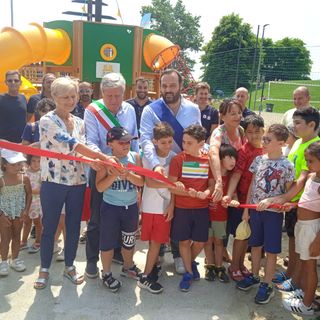 Inaugurato il parco giochi inclusivo all’Arena FOTO