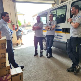 Baveno in aiuto dell'Emilia Romagna con beni di prima necessità. VIDEO