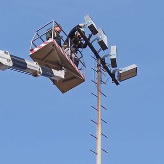 Fondotoce, il campo sportivo ha una nuova illuminazione a led