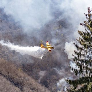 Continuano a bruciare i boschi in Cannobina FOTO E VIDEO