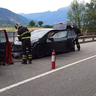 Scontro tra 4 auto a Fondotoce, disagi alla circolazione