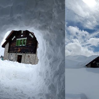 Silenzio, parla la neve al &quot;Maria Luisa&quot;  FOTO