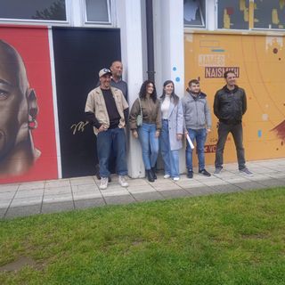 VperVco decora il Palasport con i volti dei campioni
