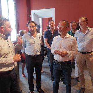 Visita dell'assessore regionale Gian Luca Vignale al Museo del Paesaggio FOTO